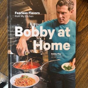 Bobby at Home Cookbook by - Blue Cover